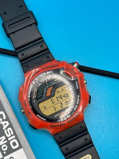 1990 Casio STR-1000 RED Japan NEW OLD STOCK