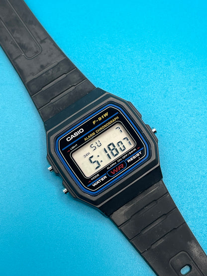 90s Casio F-91 Made in malaysia
