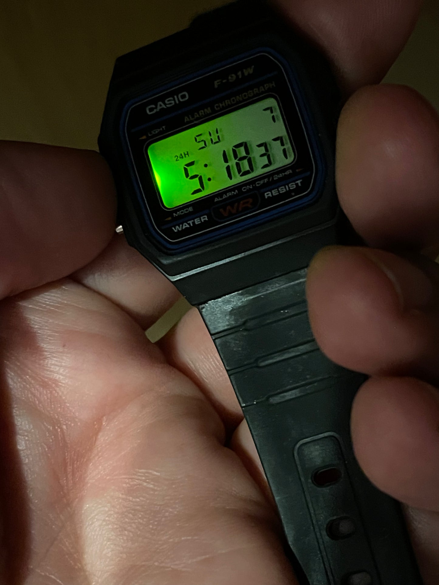 90s Casio F-91 Made in malaysia