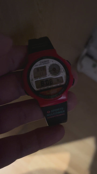 1993 Casio LED-10 Red case